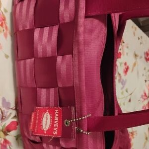 Harveys Purplish Woven Tote